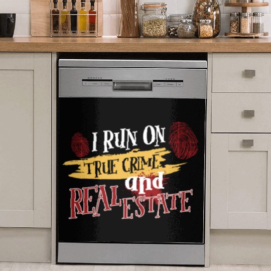True Crime Murder Spy Crime Interest Gift Idea Dish Washer Covers