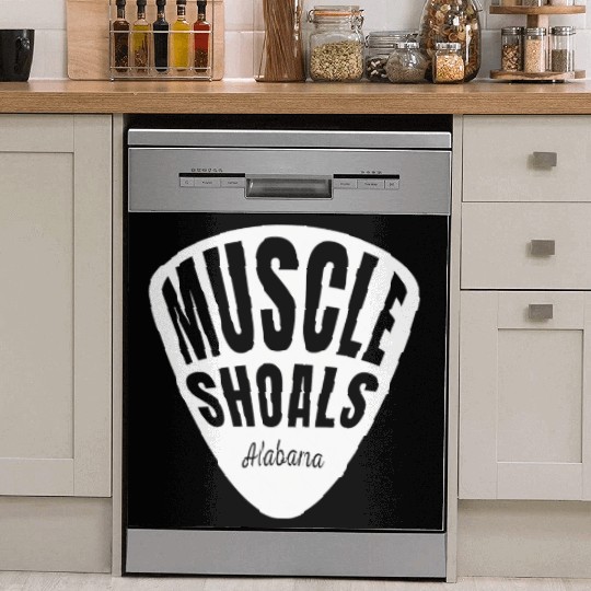Muscle Shoals Albm Guitar Pick Music Recording Dish Washer Covers