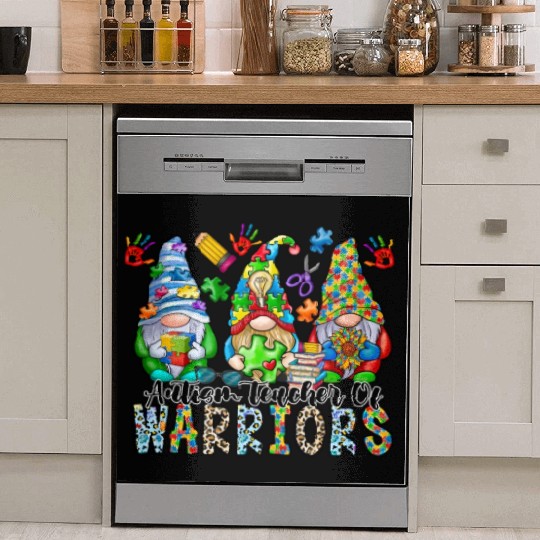Autism Teacher Of Warriors Dish Washer Covers