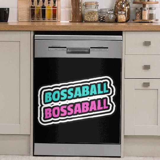 Bossaball Sports Typography Dish Washer Covers