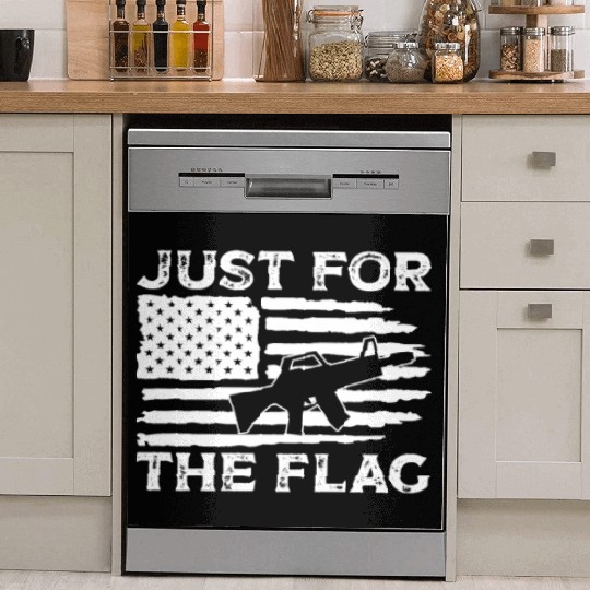 Soldier just for flag military army veteran Dish Washer Covers