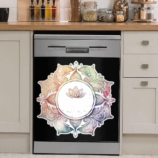 Yoga Mandala DIY Spiritual Meditation Karma Sport Dish Washer Covers