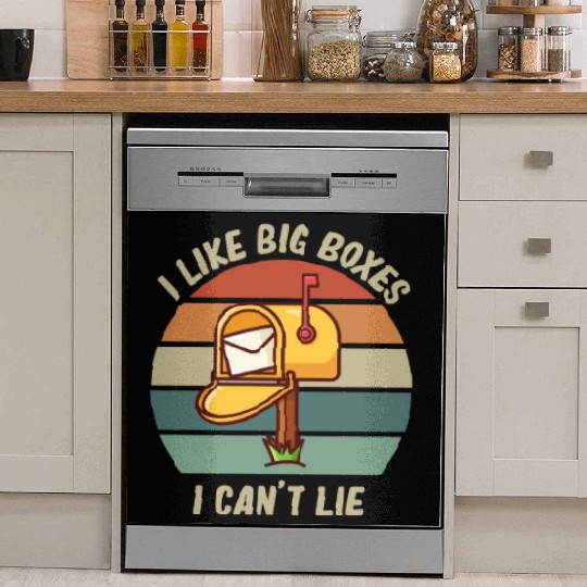 Funny Post Office Worker Postal Postman Mailman Dish Washer Covers