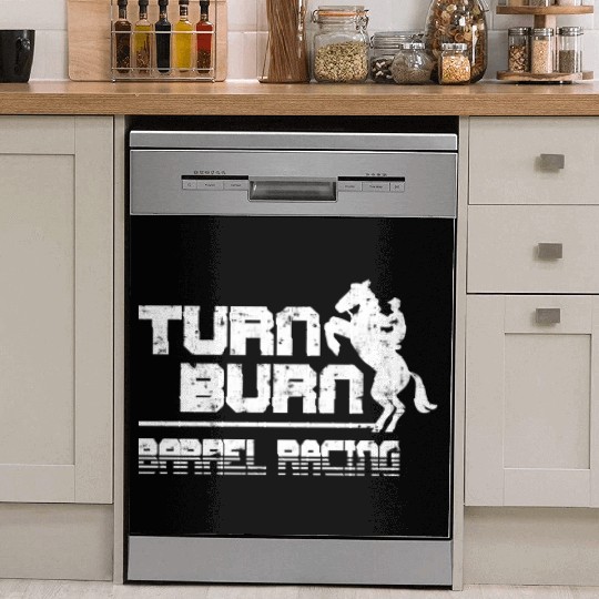Turn N Burn Barrel Racing Dish Washer Covers