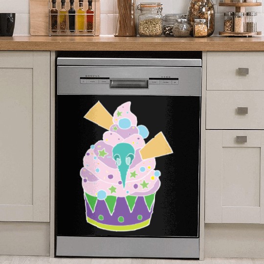 Cupcake Graveyard Dish Washer Covers