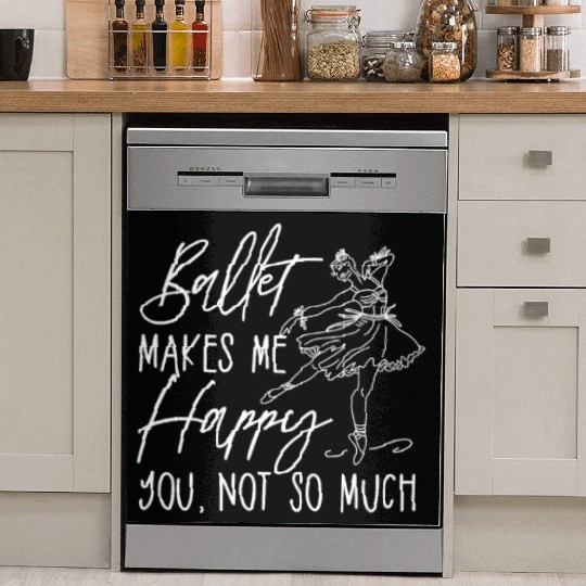 Ballet Dancer Dance Girl Ballerina Dish Washer Covers