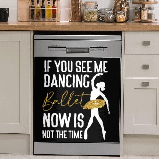 Ballet Dancer Dance Girl Ballerina Dish Washer Covers