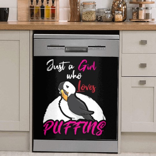 Puffin Lover Puffins Dish Washer Covers