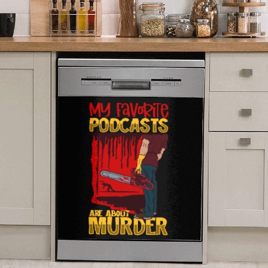 True Crime Murder Spy Crime Interest Gift Idea Dish Washer Covers