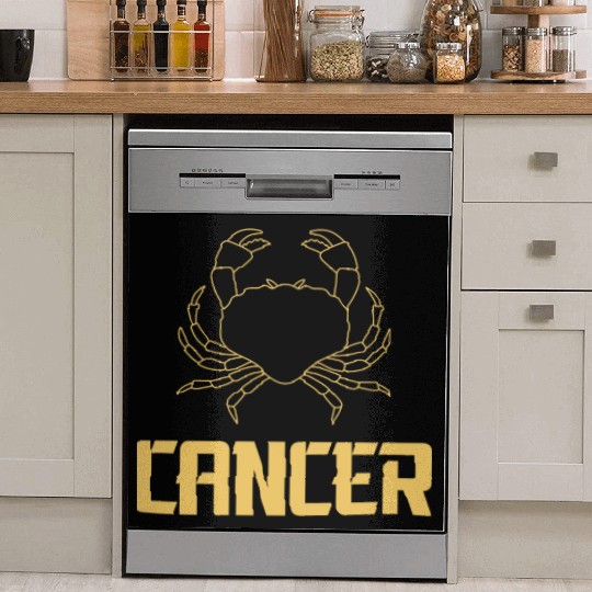 Cancer Zodiac Sign, astrology design, the crab Dish Washer Covers