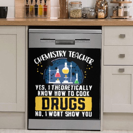 Chemistry Teacher Science Periodic Table Dish Washer Covers