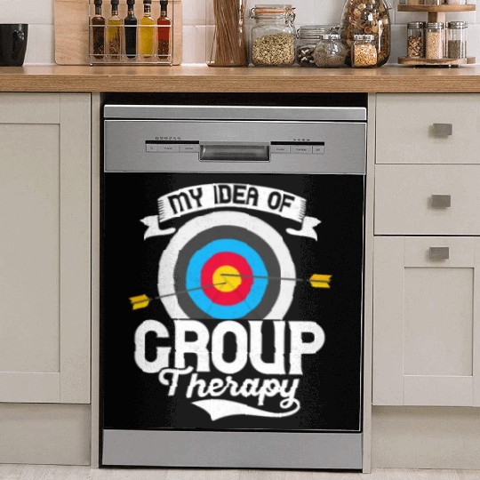 My Idea Of Group Therapy Bow & Arrows Target Arche Dish Washer Covers