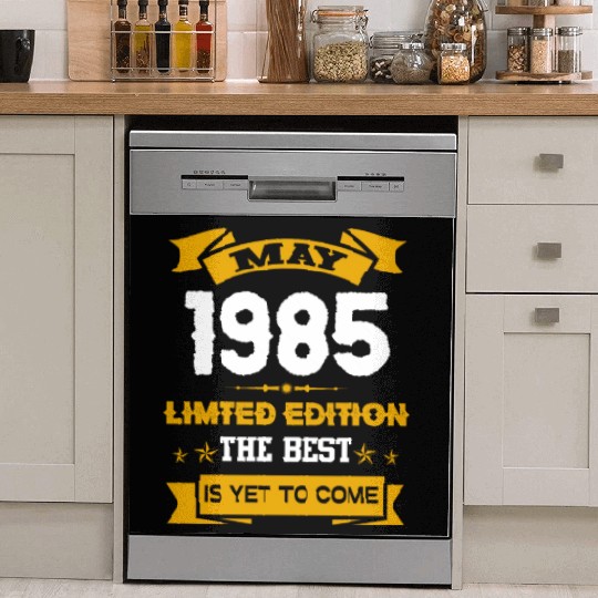May 1985 Birthday Surprise Dish Washer Covers