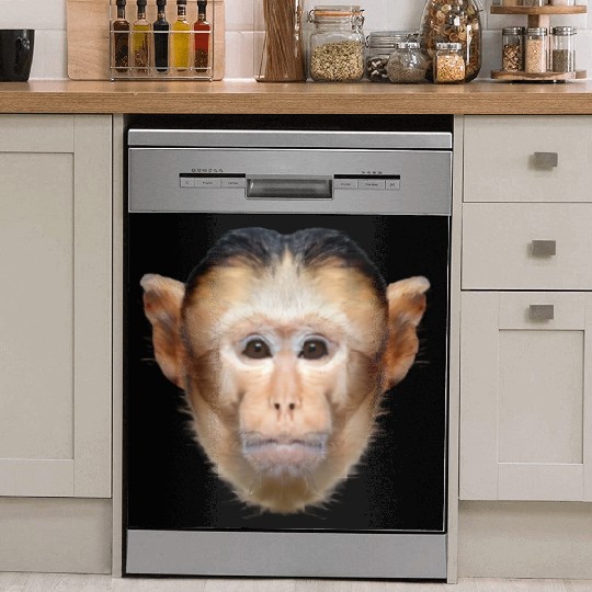 Capuchin Monkey Face Dish Washer Covers