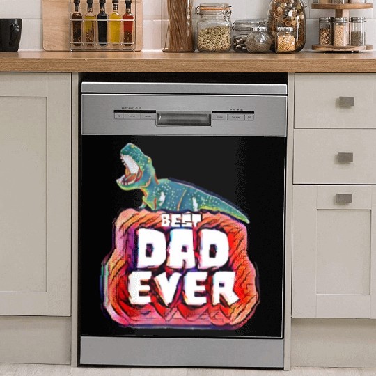 Best Dad Ever trex papa Dish Washer Covers