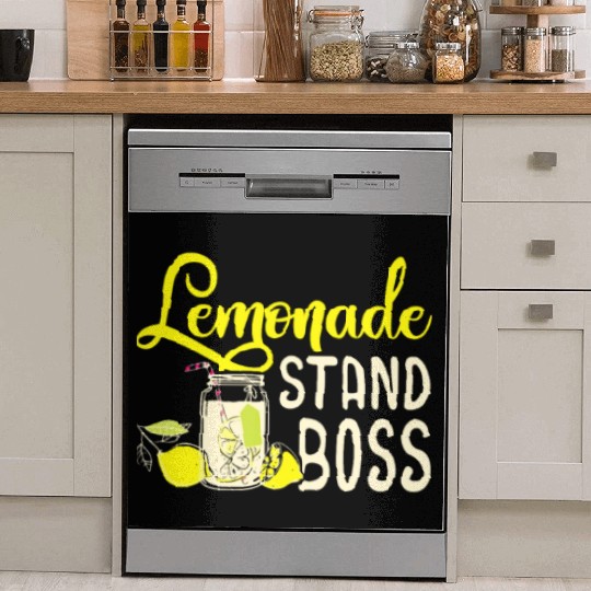 Lemonade Stand Boss Funny Lemon Juice Businesslemo Dish Washer Covers