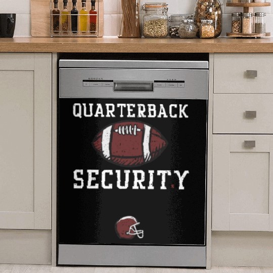 Quarterback Security - Football Dish Washer Covers