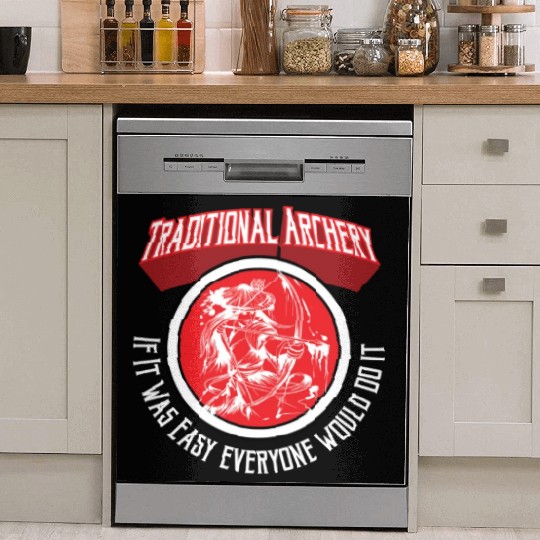 Bow Hunting Arrow and Archery Quote Design Archery Dish Washer Covers