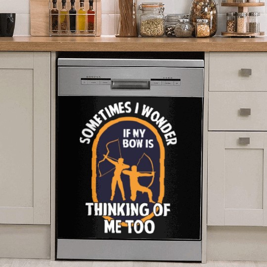 Bow Hunting Arrow and Archery Quote Design Archery Dish Washer Covers