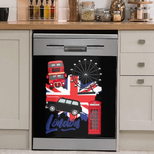 I Love London UK Travel more adventure Exploring Dish Washer Covers