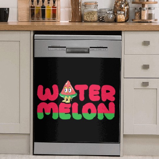 Sweet watermelon typography. Dish Washer Covers