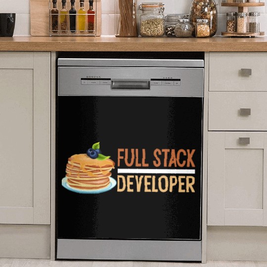 Computer Science Programmer Coder Funny Full Stack Dish Washer Covers