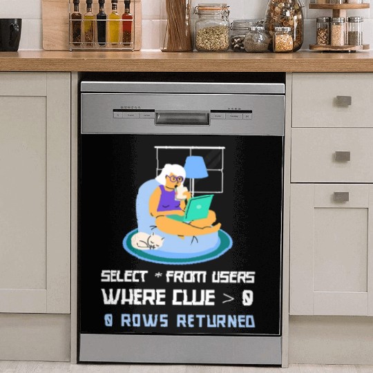 Computer Science Programmer IT Nerd DBA Dish Washer Covers IT