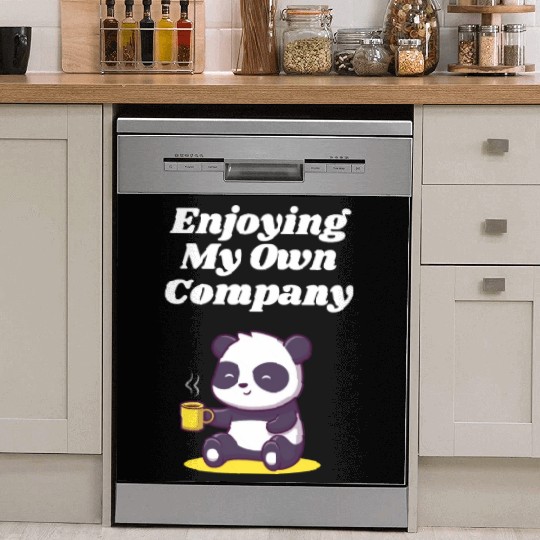 Enjoying My Own Company Sarcastic Introvert Sarcas Dish Washer Covers