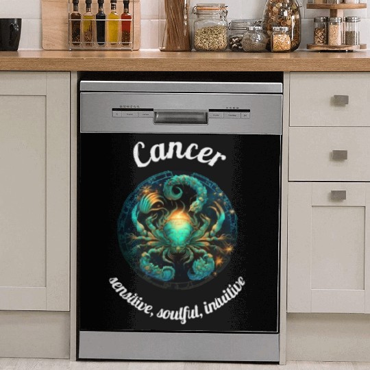Cancer Zodiac Sign Cancer Astronomy Dish Washer Covers