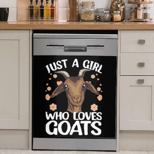 Cool Goat For Women Girls Goat Whisperer Farm Dish Washer Covers