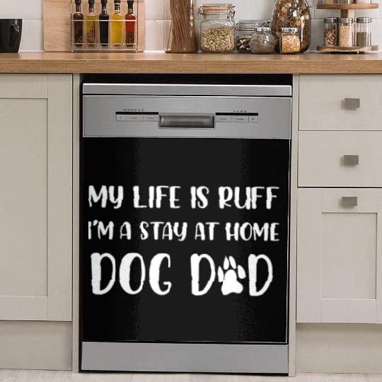 Dog Dad Gifts Best Dog Dad Ever Mens Stay at home Dish Washer Covers