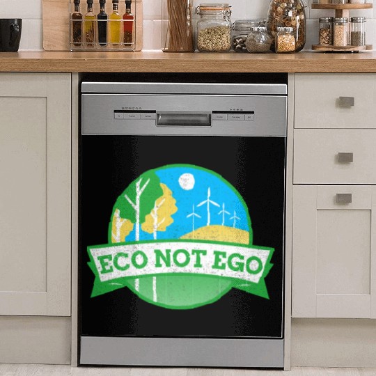 Eco not ego Save planet Earth Dish Washer Covers
