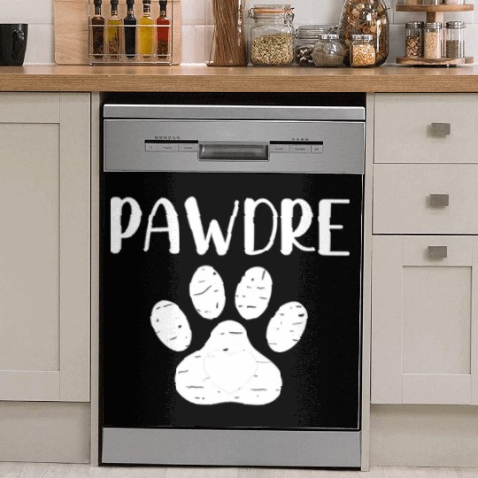 Funny Dog Dad Pawdre Dish Washer Covers