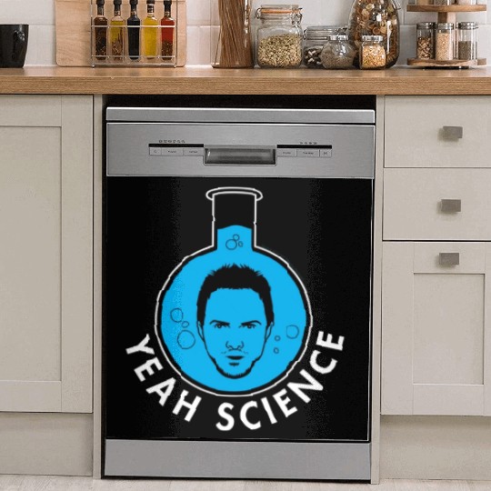 Breaking Bad Jessie Yeah Science Text Portrait Dish Washer Covers
