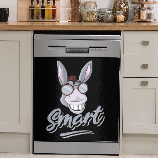 Smart Donkey Zookeeper Animal Lover Farmer Dish Washer Covers