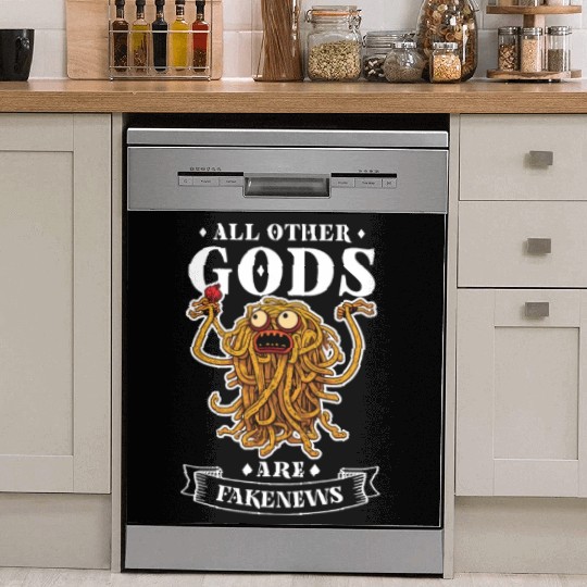 Atheist Atheism Flying Spaghetti Pastafarianism Dish Washer Covers