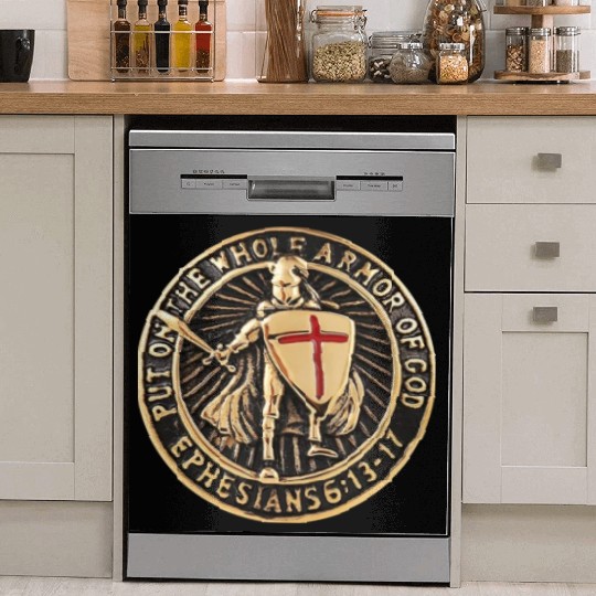 Armor Of God Christian Knight Dish Washer Covers