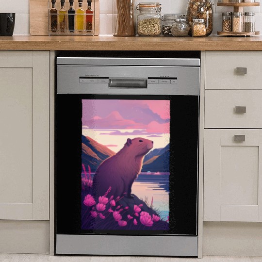Capybara Nature Capibara Dish Washer Covers