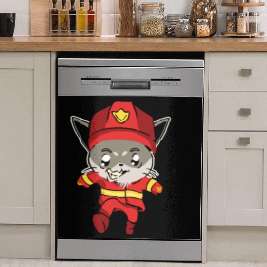 My Cat Even Uses The Toilet Funny Cat Mom Dad Dish Washer Covers