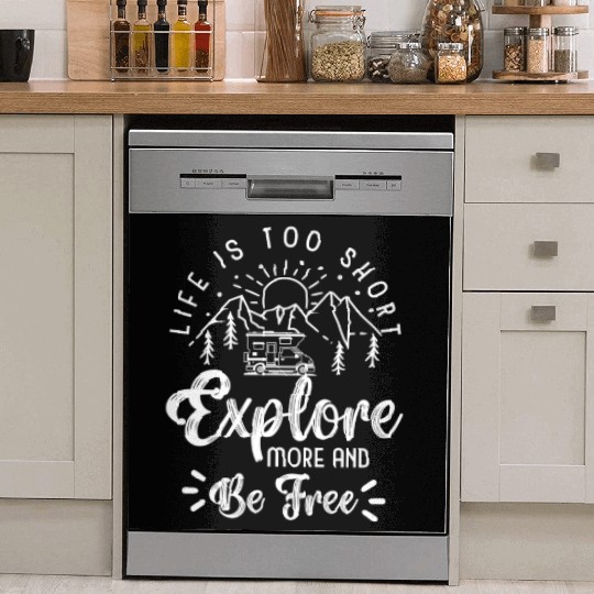 Vacation Travel Summer Mountains Dish Washer Covers