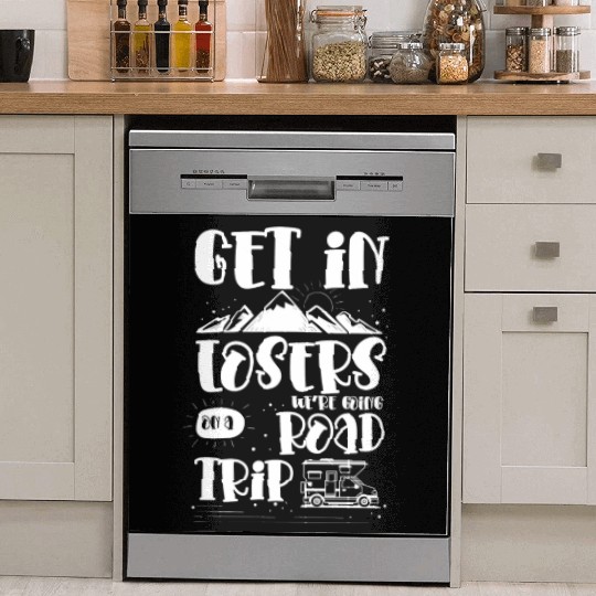 Vacation Camping Experience Mountains Dish Washer Covers