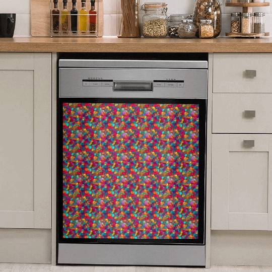 Stained glass pattern Dish Washer Covers