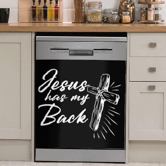 Jesus Has My Back 2 Dish Washer Covers