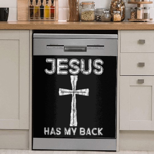 Jesus Has My Back 3 Dish Washer Covers