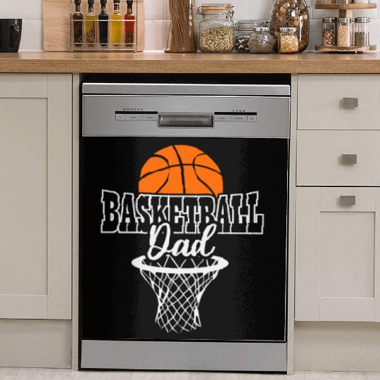 Basketball dad fathers day Dish Washer Covers