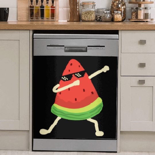 Dabbing Watermelon Melon summer Fruit Lover Dish Washer Covers