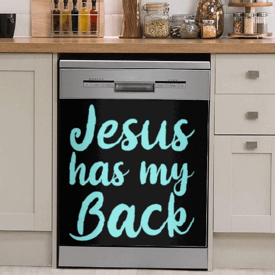 Jesus Has My Back 4 Dish Washer Covers