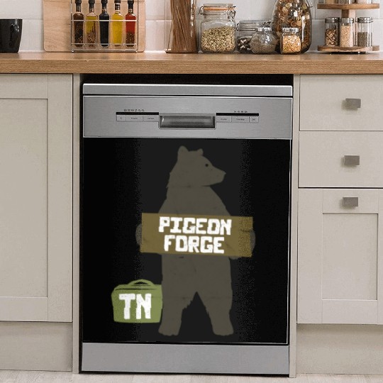 Pigeon Forge Tennessee Great Smoky Mountains Bear Dish Washer Covers