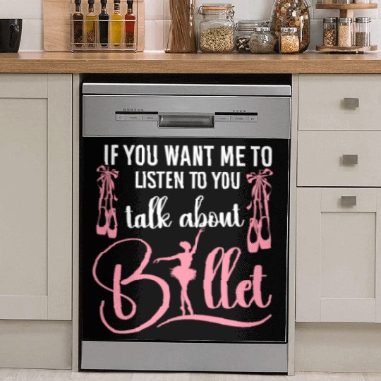 Ballet Dancer Dance Girl Ballerina Dish Washer Covers