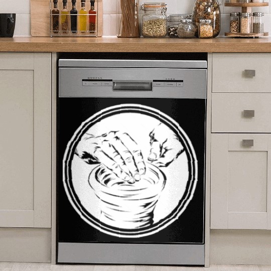 Funny Pottery Artist Art Teacher Clay Ceramics Dish Washer Covers